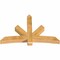 Ekena Millwork Alberta Rough Sawn Timber Gable Bracket, Western Red Cedar, 72"W x 48"H x 6"D x 6"F, 16/12 Pitch GBW072X48X0606ALB00RWR - alternate 5
